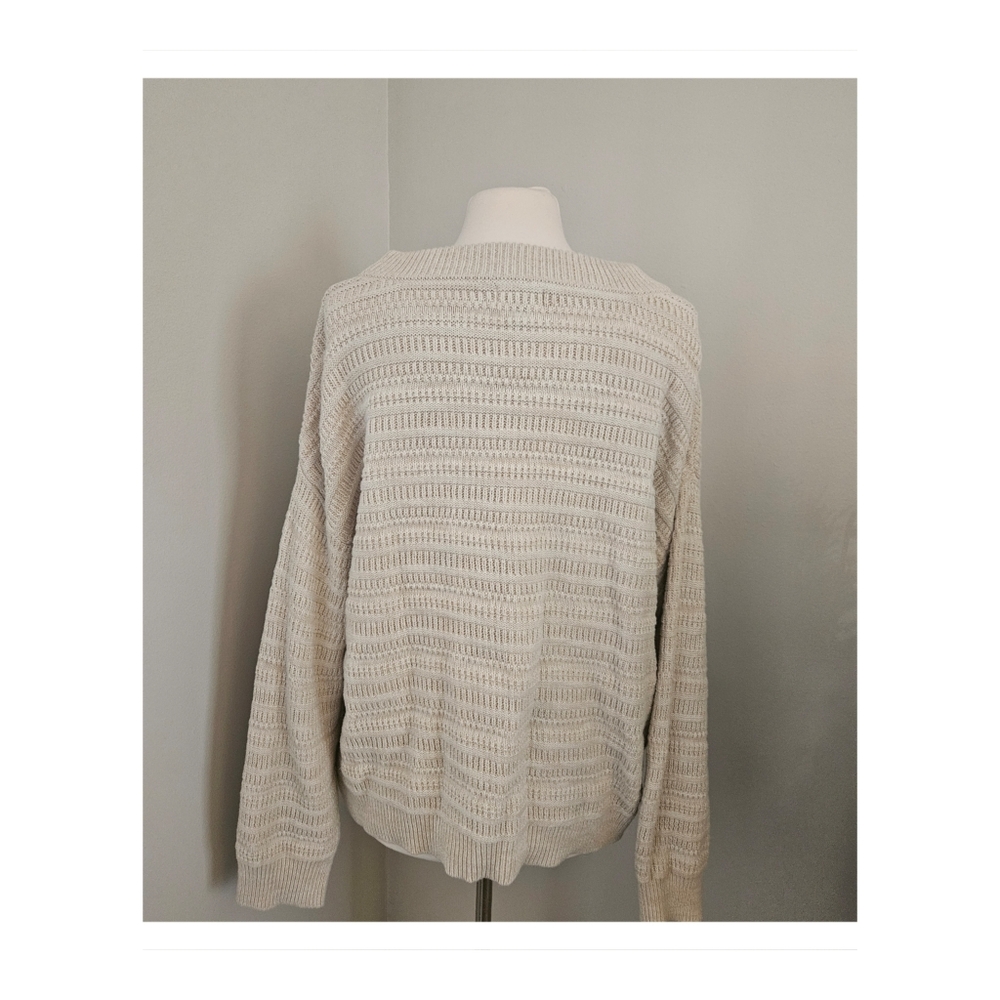 Universal Thread Cream Classic Pullover Sweater 2x - image 3